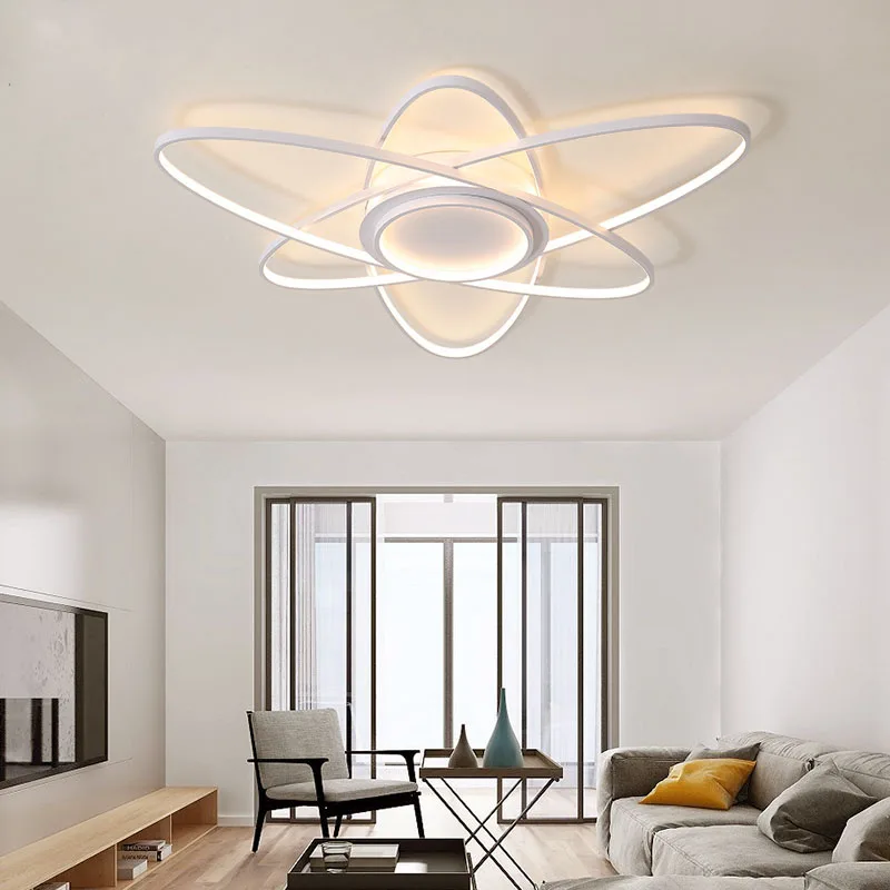 

Living room lamp Simple modern atmosphere led ceiling lamp master bedroom lamp 2019 new creative personality Nordic lamps