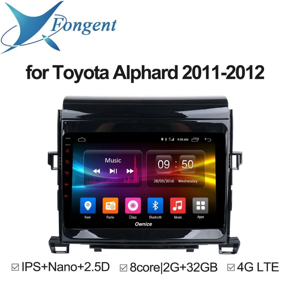 

for Toyota Alphard 2011 2012 Car Android Unit DVD Radio Multimeida Player GPS Navigator Stereo Intelligent System Computer DAB+