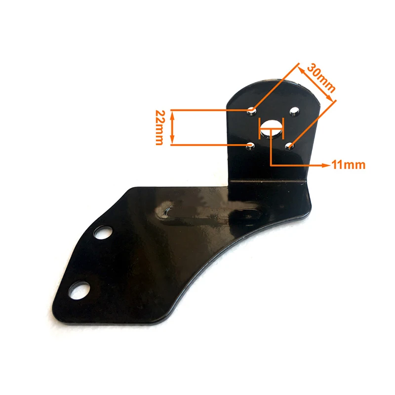 DIY черный 1 пара Алюминиевый Мотор крепления для Eectric скейтборд для скейтборда