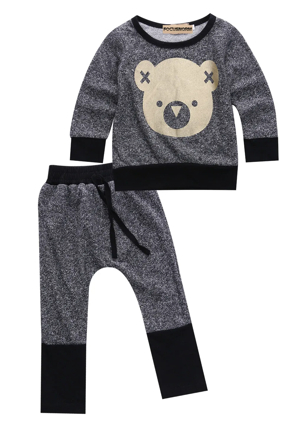 2pcs Toddler Kids Baby Boy Spring Autumn SweatShirt +Long Pants