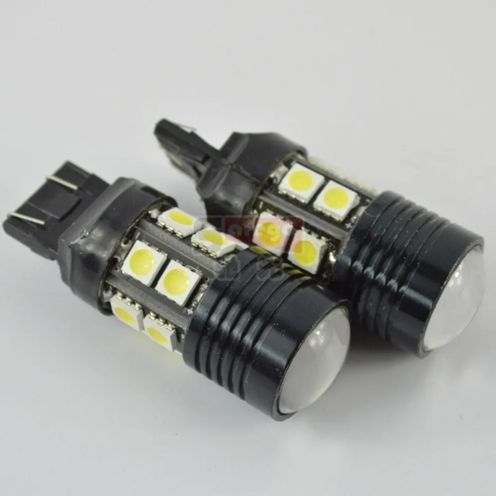 2pcs Super Bright t20 w21w led bulb 12 smd 5050 r5 7440 led stop tail