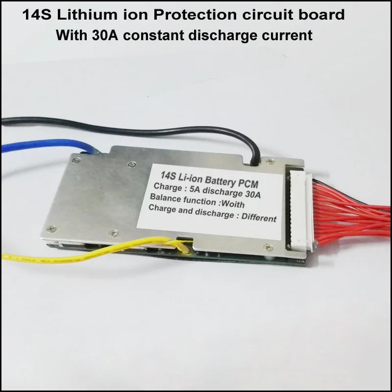 High quality 14S 58.8v Lithium ion protection circuit board 48V li ion