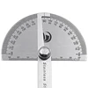 Digital Ruler Stainless Steel Round Head 180 degree Protractor Angle Finder Rotary Measuring Ruler Machinist Tool 2