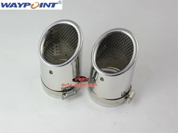 

CHROME EXHAUST MUFFLER TIP For VW passat B6 3C 2.0
