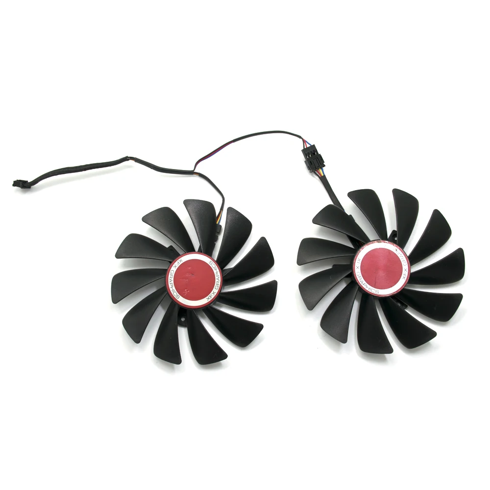 

95mm CF1010U12S FDC10U12S9-C 4pin XFX HIS RX580 GPU Cooler fan Replace for XFX RX570 RX580 RX560D RX 580 8G RX Vega 56