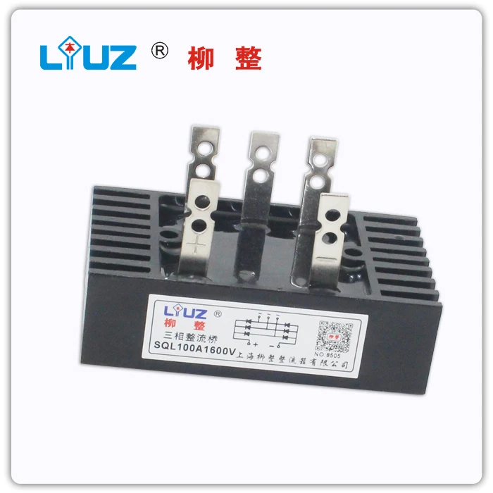 

[BELLA] SQL100A1600V three-phase bridge rectifier bridge rectifier (even radiator) high power - Liu whole --10PCS/LOT