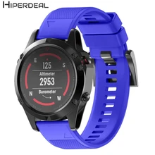 4 цвета замена Смарт-часы silicagel мягкие Quick Release комплект Группа ремешок для Garmin Fenix 5 Смарт часы 220 мм se5b
