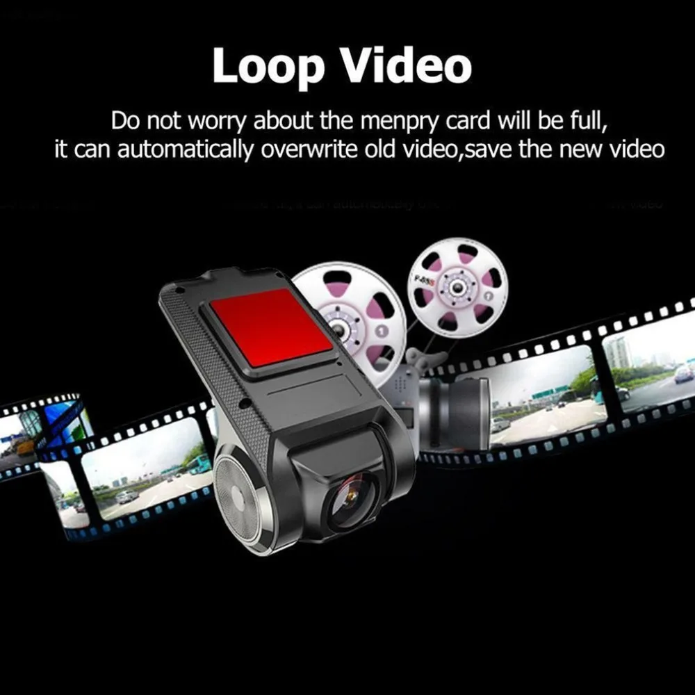 Dash Mini Cam Автомобильный видеорегистратор камера рекордер WiFi ADAS g-сенсор Видео Авто рекордер Dash камера