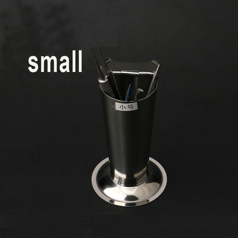 Tweezers with lid inverted cone type bubble tweezers barrel large medium and small instruments for disinfection 5