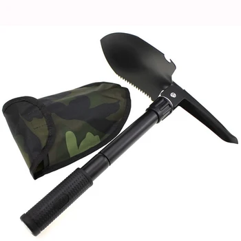 

Outdoor Military Portable Folding Shovel Survival Spade Trowel Dibble Pick Emergency Garden Camping Outdoor Palaplegable Tool