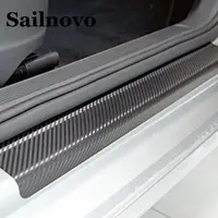Sailnovo 60x6,7 см двери автомобиля стикеры s Универсальный порог Scuff Anti Scratch углерода волокно автомобиля Защита интимные аксессуары