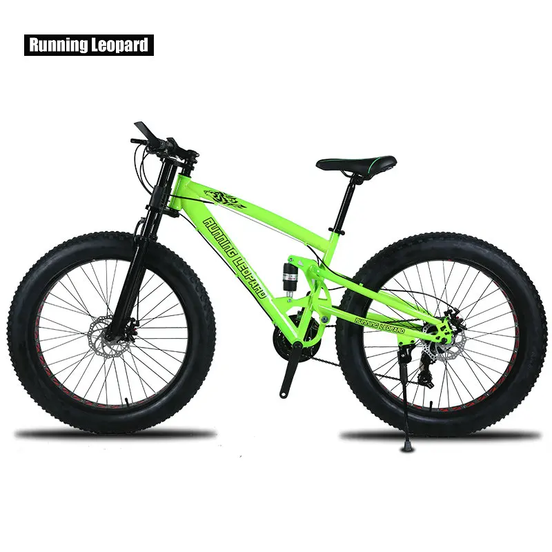 Running Leopard 7/21/24 Speed 26x4.0 Fat bike Mountain Bike Snow Bicycle Shock Suspension Fork Free delivery Russia bicycle Running Leopard 7/21/24 Speed 26x4.0 Fat bike Mountain Bike Snow Bicycle Shock Suspension Fork Free delivery Russia bicycle