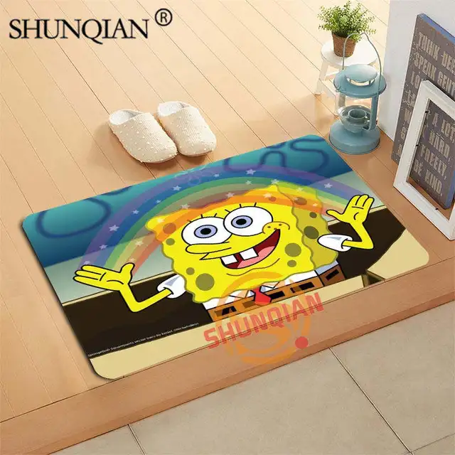 Spongebob Doormat Custom Your Mats Print slip resistant Door Mat Floor