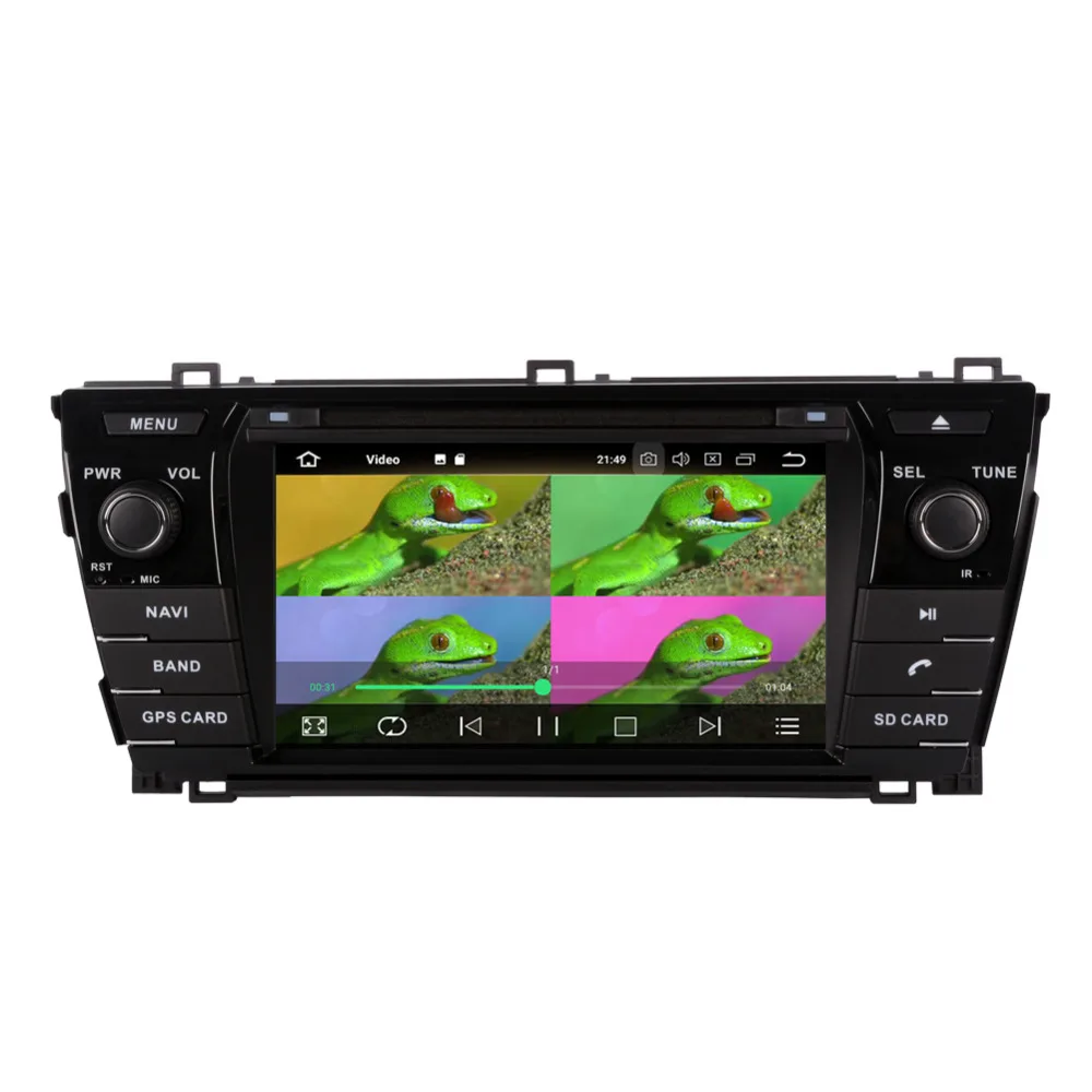 Flash Deal Android 8.0 Octa Core 4GB+32GB Car PC Radio Stereo Head Unit For Toyota Corolla 2013- Left Hand Driving GPS Navigation Bluetooth 4