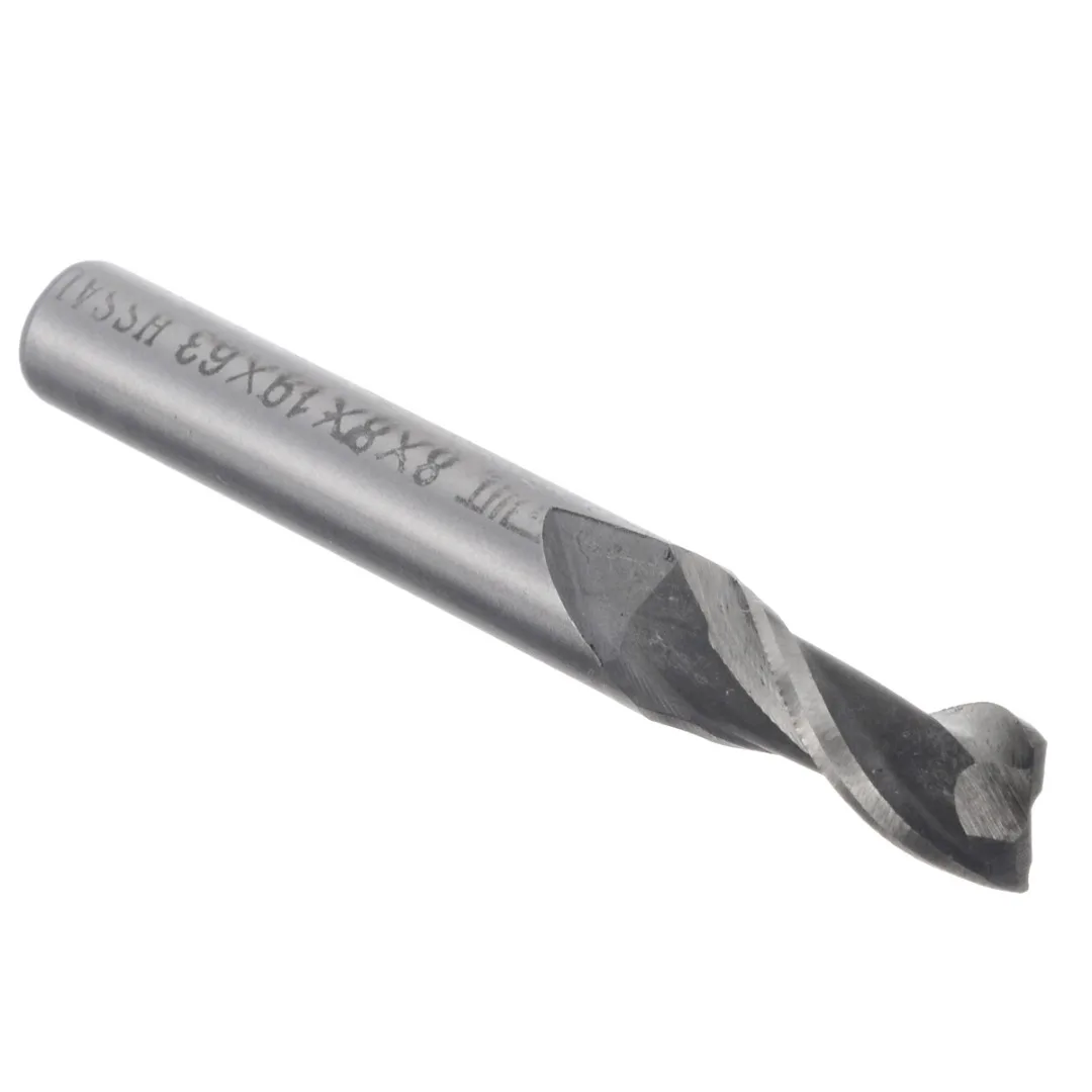 1pc 2 Flute Straight Shank End Mill Cutter Drill Bits 4/6/8/10/12mm for CNC Milling Tool