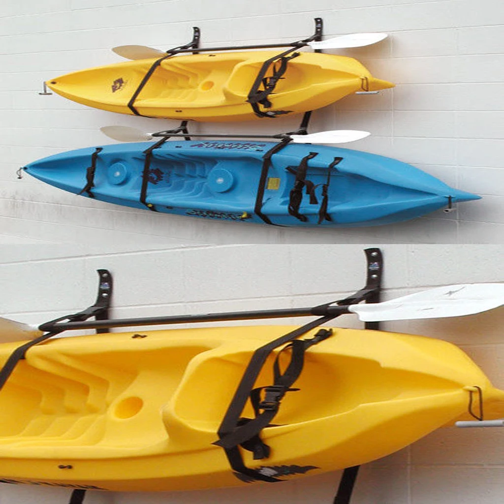 

Dinghy Boat Kayak Storage System Wall Mount Hanger Straps Webbing - Pack of 2