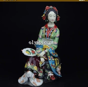 

chinese ceramic pottery Painting handcraft china The Flowers Of War Qin keqing