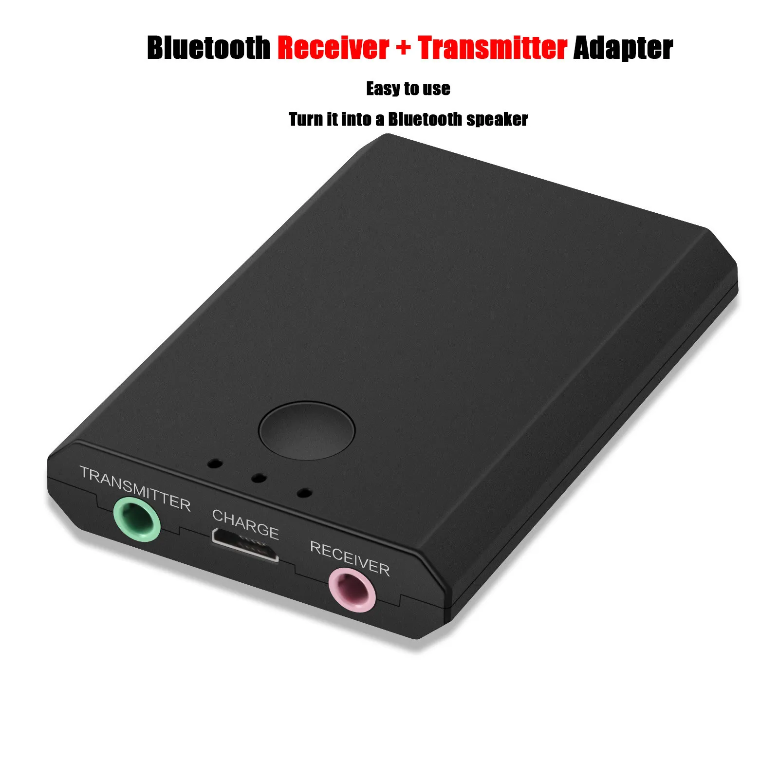 

LEORY DC 5V 3.5mm bluetooth 4.2 Adapter Transmitter Receiver Audio Adapter for TV Headphones Phone A2DP,AVRCP