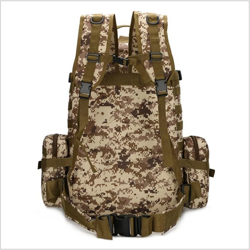 50L Molle 600D военный тактический рюкзак для походов, походов, охоты, альпинизма, камуфляжные сумки для альпинизма