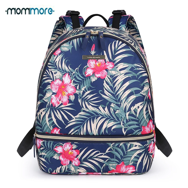

mommore Compact Baby Bag Diaper Backpack Waterproof Nappy Bag with Changing Pad, Insulated Pockets for Baby Care