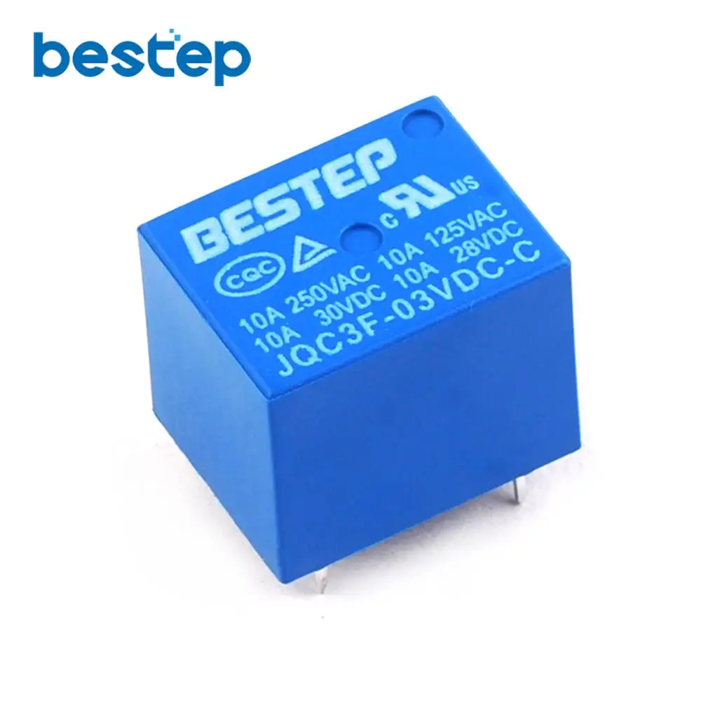 5 шт BESTEP T73 3V реле синий JQC3F 03VDC C|relay 3v| |