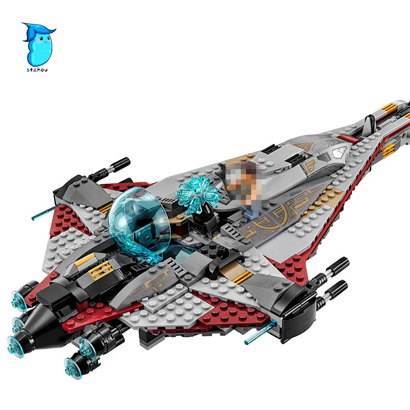 

StZhou Lepin The Arrowhead 800 Pcs Mini Bricks Set Sale Star Wars Fighters Building Blocks Toys For Children Star Wars