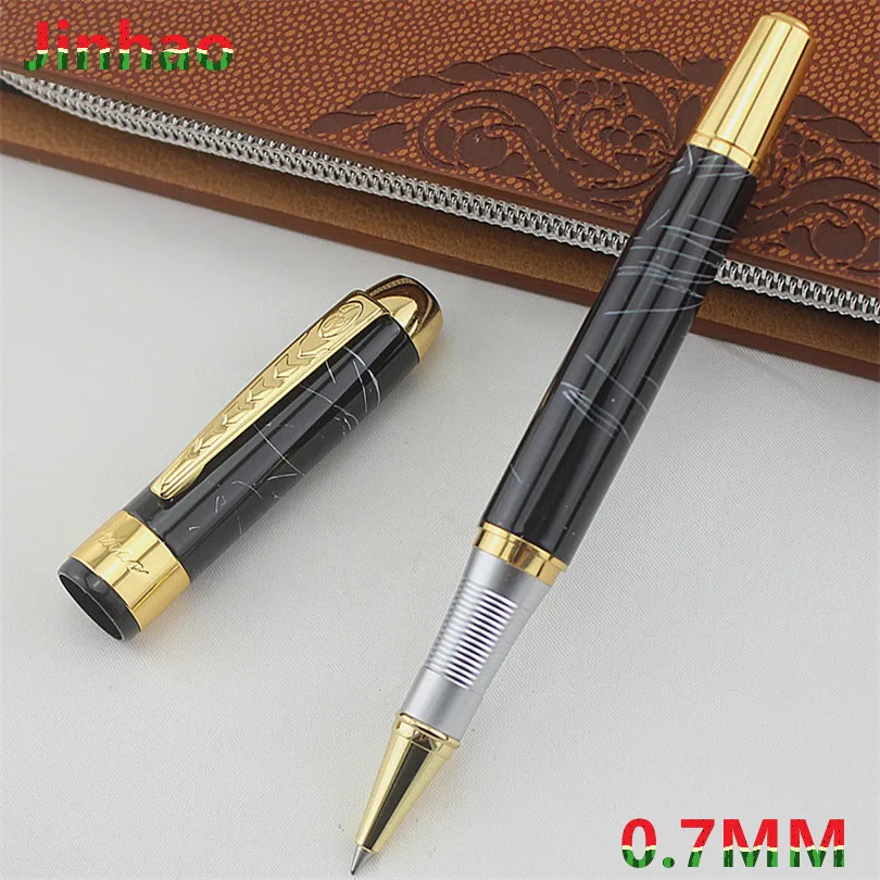 Jinhao250 синий и серебро студент офис ручка привода шариковая ручка 0.7 мм точка исполнительный металла дать бренда ручки