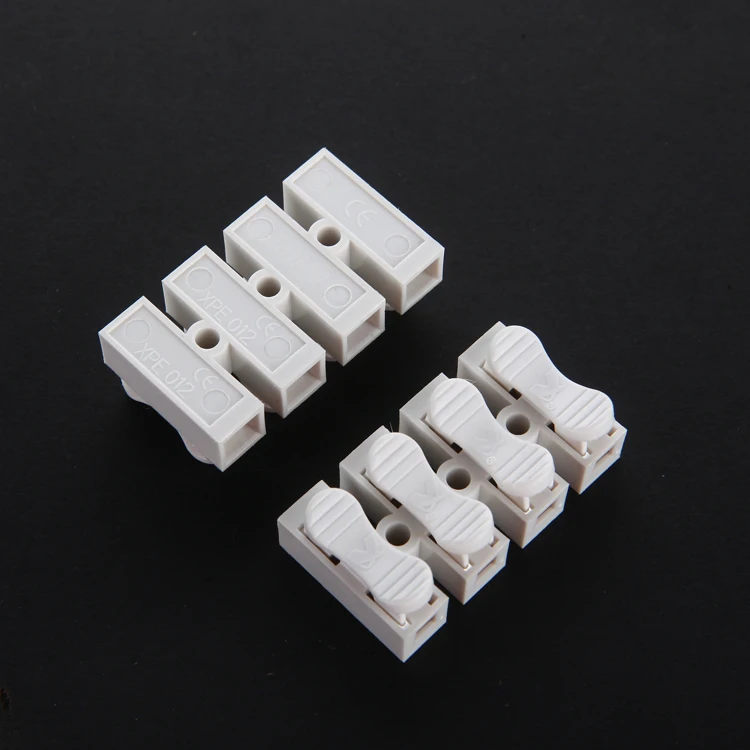 Wire Connector PP 380V 10A 4 screw holes 4 pin Terminal blocks universal quick connector
