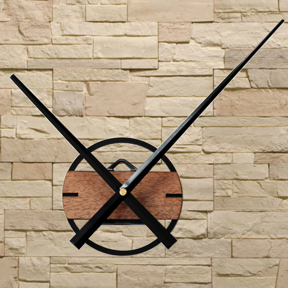 Большие настенные часы современный дизайн большая указка классические DIY часы деревянные настенные часы домашний декор для спальни 3D наклейки бесшумные 12 см