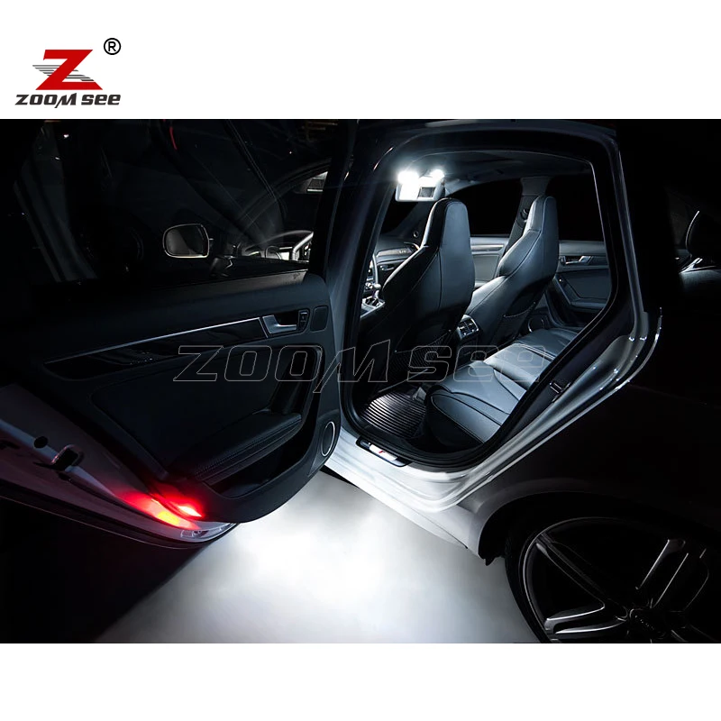 13pcs Bulb For Audi A4 B8 S4 Led Interior Light Kit Front Dome