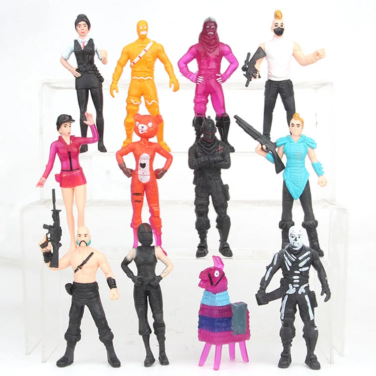 

12pcs/set Llama Figure Toys Fortnight Night Character Model Doll Toy Best Christmas Gifts For Kids