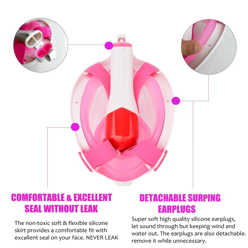 Cara completa anti-vaho Duik máscara de buceo natación subacuática cámaras gafas de buceo Cara completa anti-vaho Duik máscara de buceo natación subacuática cámaras gafas de buceo