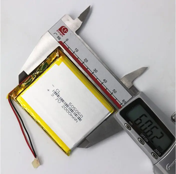 

ZhiYuSun 3.7 V lithium polymer battery GPS navigation 505060 2000mah VX580LE battery VX580R VX580T large capacity battery