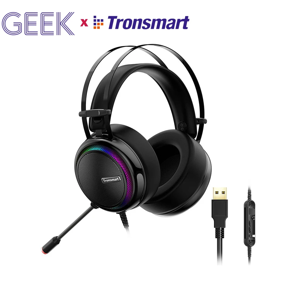 Игровая гарнитура Tronsmart Glary Virtual 7,1 USB интерфейс Игровые наушники для ps4 Для nintendo для переключения компьютера и ноутбука