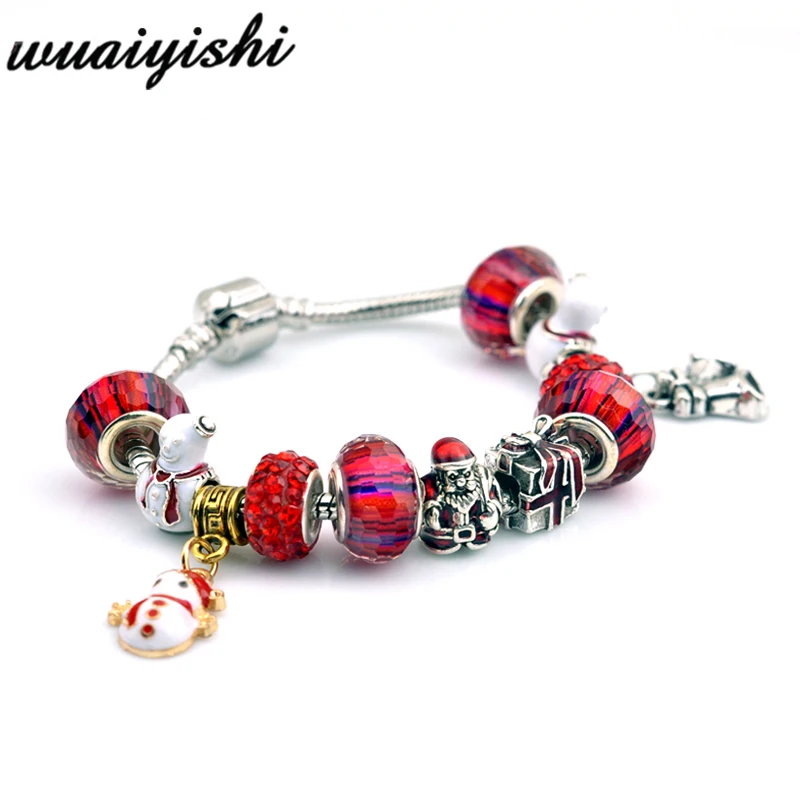 

The latest 2019 Christmas gift silver bracelet women's jewelry bracelet retro ladies tide models jewelry fashion charm lovers