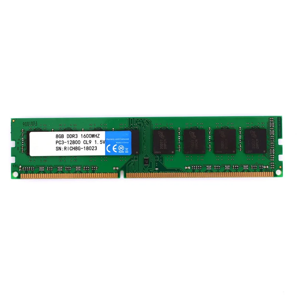 

Brand New 8GB DDR3 PC3-12800 240 PIN 1600MHz RAM Durable PC Computer Mainboard Memory RAM for AMD