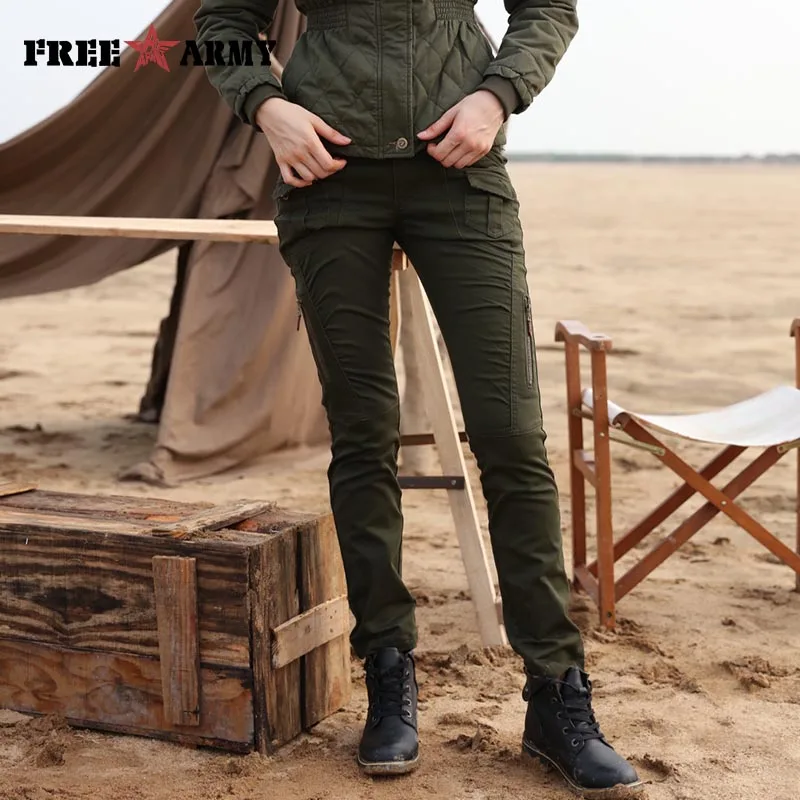 Новые зимние штаны, женские утолщенные Эластичные Обтягивающие Комбинезоны, женские военные облегающие повседневные дамские штаны, брюки Gk-9363A