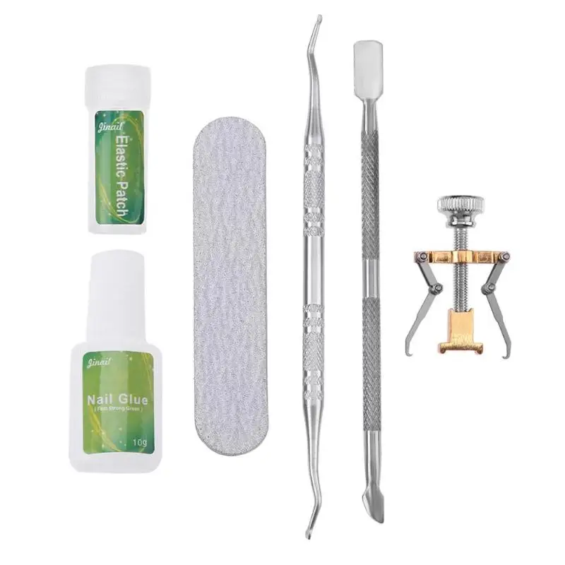 

Professional Nail Correction Tools Ingrown Toe Nail Paronychia Recover Fixer Steel Spoon Supporting Sheets Beauty Manicure Tools