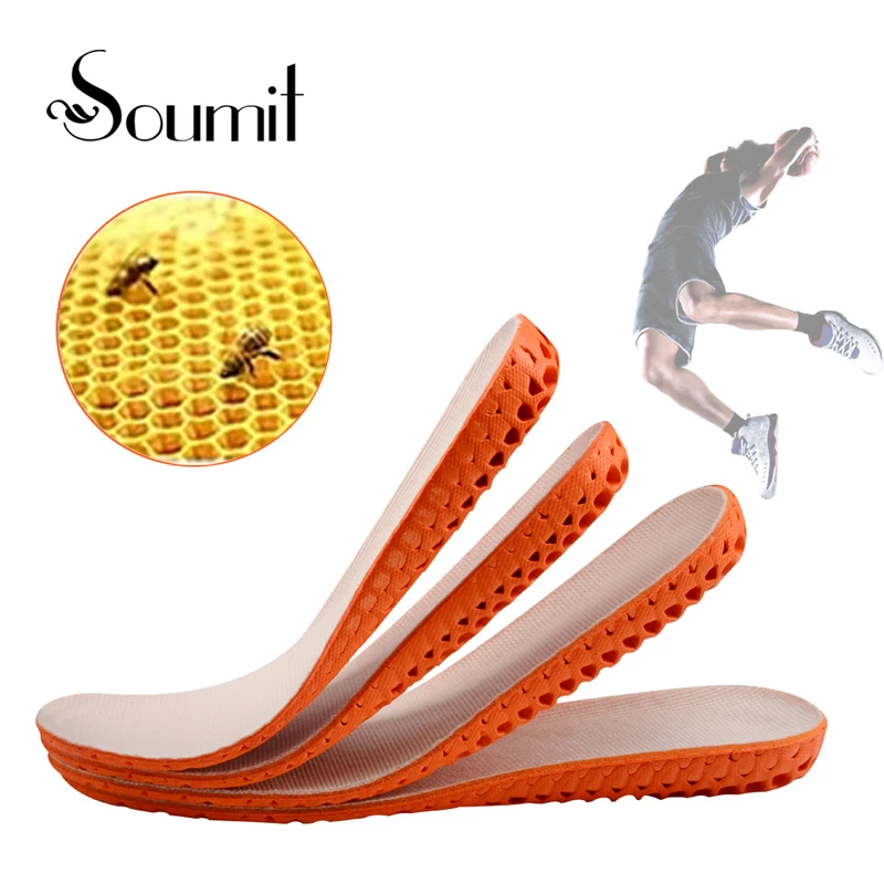 Soumit Breathable Honeycomb Height Increase Shoes Insoles for Men Women Reduce Muscular Ache Pain Insert Lift Taller Insole Pads oro facial pain not just tooth ache