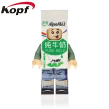 50 шт. фигурки чистое молоко Кола фанта собрать карабоническая кислота напиток куклы Dabao кирпичи строительный конструктор для детей лучшие игрушки PG1299