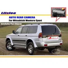 Liislee Car Parking Camera / Reverse Camera For Mitsubishi Montero Sport / Rear View Camera / License Plate Lamp OEM