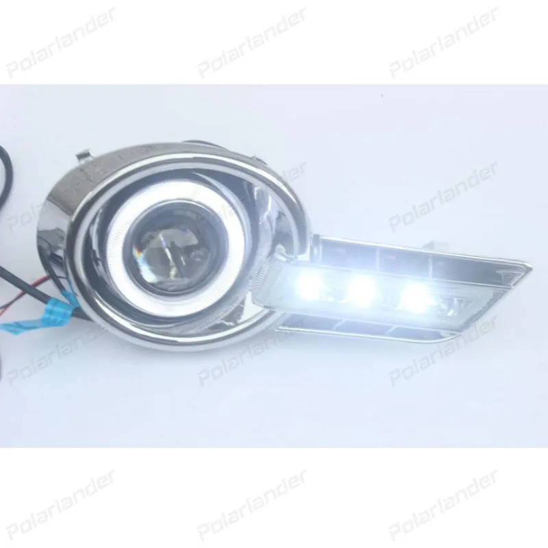 2 pcs/lot Auto part DRL Daytime Running Light led Daylight Head Lamp for T/oyota H/ighlander 2009 2010 2011 Car Light