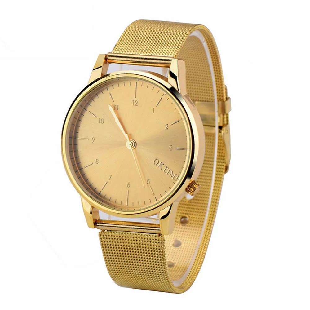 

Man's men watches for boys gold color with Metal bracelet Business men's Watch Analog Quartz Vogue Fashion table new selling top