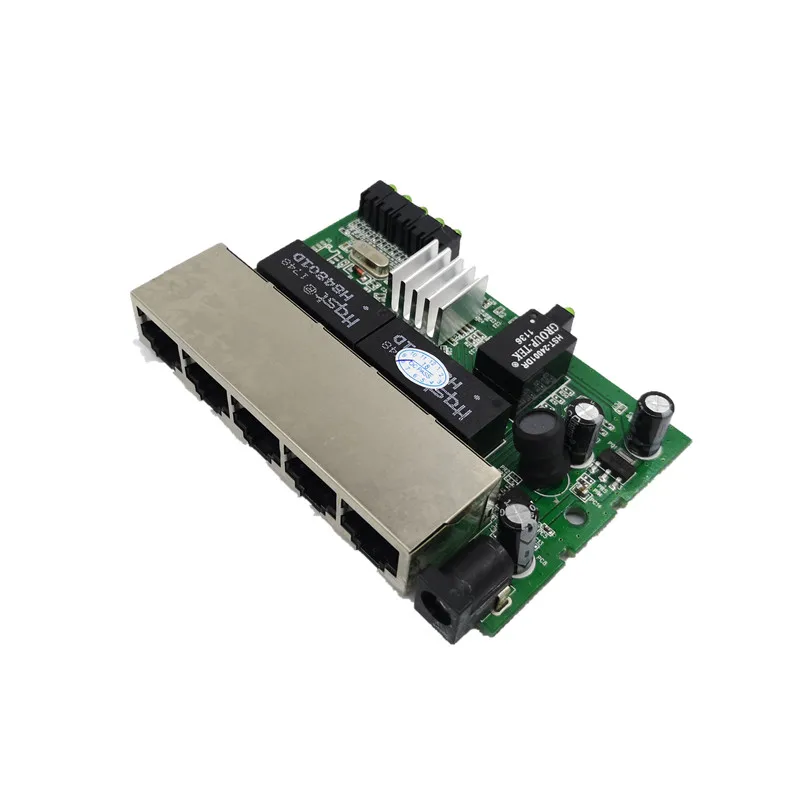 OEM 5 Порты и разъёмы Gigabit модуль-коммутатор дешевый сетевой модуль выключателя 10/100/1000 Мбит/с США ЕС plug коммутатора lan комбо