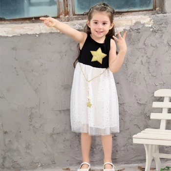 

BFORTUNE Summer Style Lace Girls Dress Baby Girls Casual Dresses Sleeveless Children's Clothing Toddler Girl Clothes Vestidos