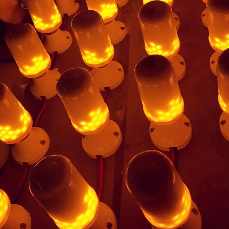 

New design LED Flame Fire Effect light 3-5W SMD 2835 AC85-265V 96LEDS Flickering Emulation Fire Lights