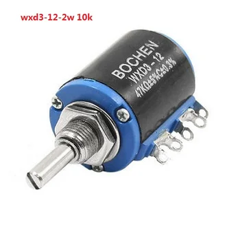 

WXD3-12-2W Shaft Dia 10K Ohm Rotary side Multiturn Potentiometer WXD3
