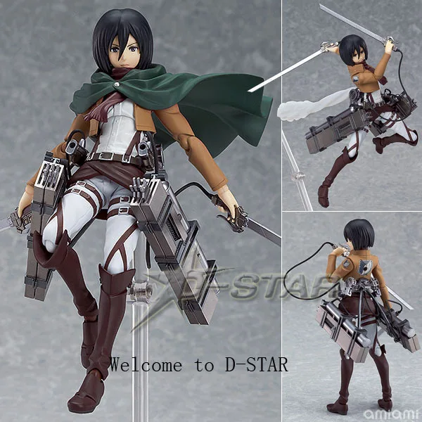 Бесплатная доставка Прохладный 6 &quotатака на Титанов Shingeki no Kyojin Микаса Акерман