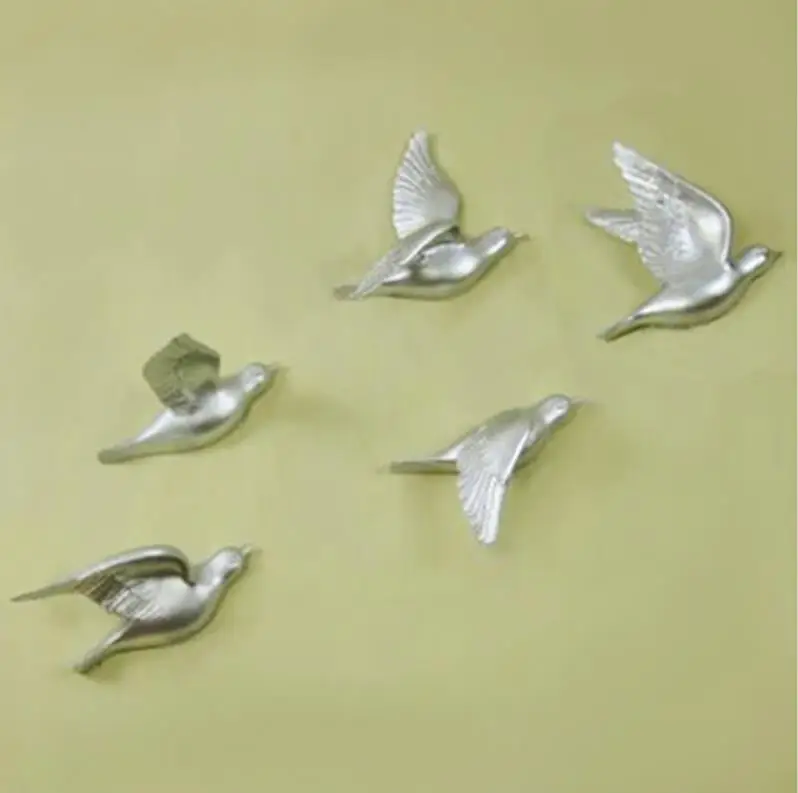 European style Resin Bird Wall Decoration Creative Flying Birds
