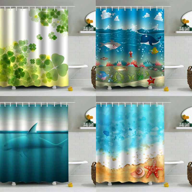 Штора для душа из полиэстера водонепроницаемая 180 см * см|waterproof shower curtain|shower